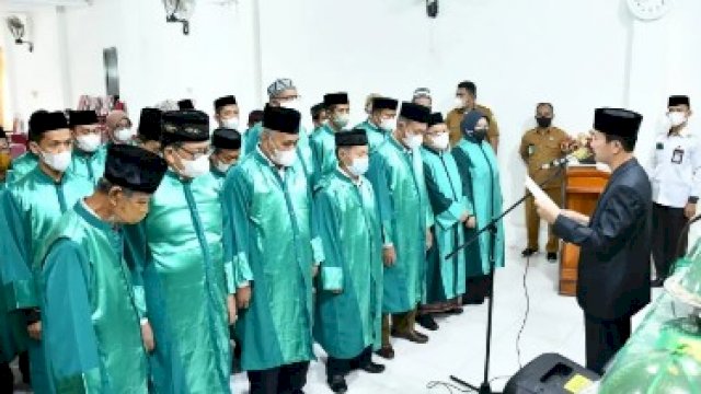 Pelantikan 33 Hakim dan Panitera yang akan jadi pelaksana MTQ.