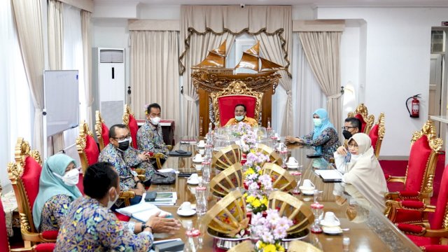 Bahas Program Nasional Di Sulsel Tahun 2022, Kepala Balai Lingkup Kementerian PUPR Silaturahmi Ke Gubernur