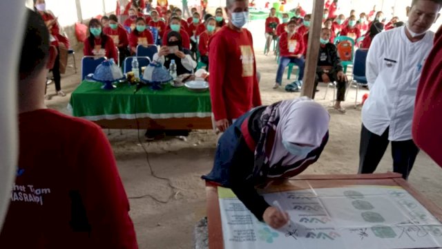 Kerjasama Tim Nusantara Sehat dan Dinkes Luwu Utara Lahirkan Inovasi &lsquo;&rsquo;Pesta Asyik Posyandu&rsquo;&rsquo;