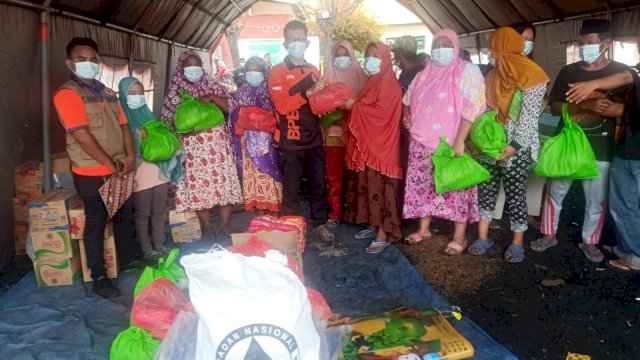 10 Rumah Terbakar di Jeneponto, Gubernur : Tim BPBD Telah Salurkan Bantuan