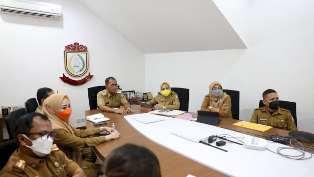Tindak Lanjut PSEL Kota Makassar, Wali Kota Makassar Gelar Rapat Virtual Bersama KPK