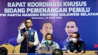 Hadiri Rakorsus Bappilu NasDem Se-Sulsel, Ketua KPU Sulsel Faisal Amir: Partai Pertama yang Undang Saya!