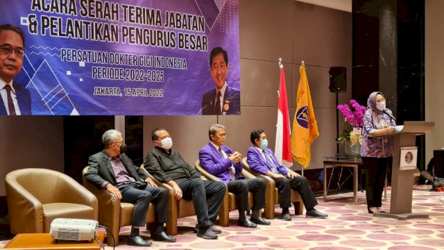 Pengurus Besar Persatuan Dokter Gigi Indonesia Baru Dilantik.