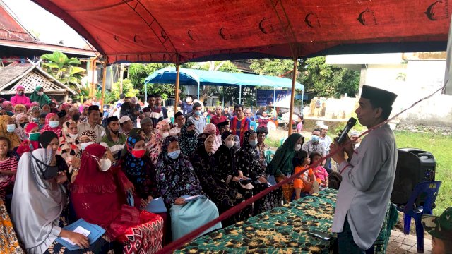 Reses Rudianto Lallo di Kelurahan Lakkang. (*)