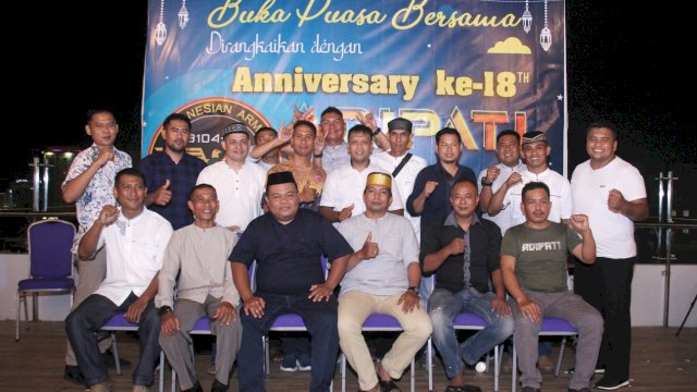Buka Puasa Bersama Warnai Anniversary ke 18 Adipati Kodam XIV Hasanuddin di Makassar