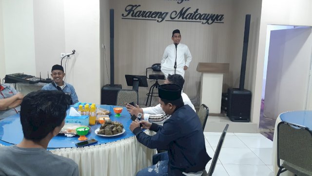 Saat ketua DPRD Makassar Rudianto Lallo bukber dengan Awak Media.