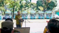Gubernur Sulsel Melepas 20 Kendaraan Mudik Gratis Bagi Mahasiswa dan Masyarakat Umum