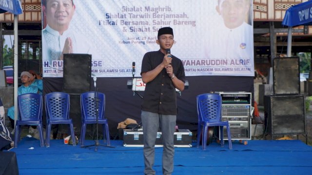Diakhir bulan suci Ramadhan 1443 Hijriah,Wakil Ketua DPRD Provinsi Sulawesi Selatan H.Syaharuddin Alrif menggelar kegiatan pengajian.&nbsp;