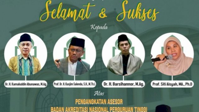 BAN PT Angkat Empat Dosen UIN Alauddin Jadi Asesor PTK