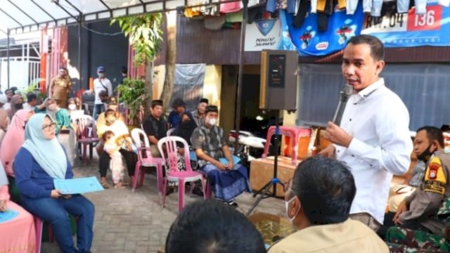 Reses kedua Rudianto Lallo. Kali ini digelar di Pattingalloang. Selasa (12/4).