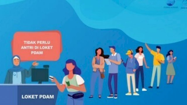 Pelanggan Bisa Akses PDAM Makassar dari Rumah, Ini Caranya