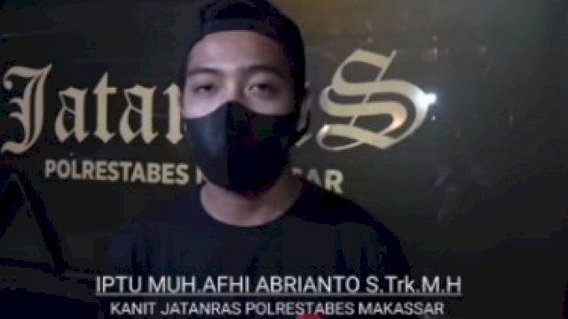 Kanit Jatanras Polrestabes Makassar.