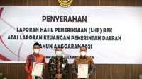 Rudianto Lallo Dampingi Danny Pomanto Terima LHP LKPD dari BPK, Berisi Opini WTP