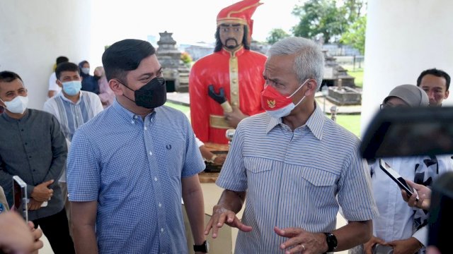 Didampingi Bupati Gowa, Ganjar: Sultan Hasanuddin Jadi Raja di Usia Muda