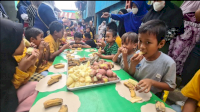 DPPA Makassar Ajak Anak Meriahkan Fertival Rebus