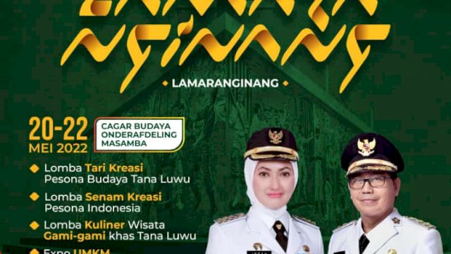 Ayo Ramaikan Festival Bumi Lamaranginang 2022, Catat Tanggalnya