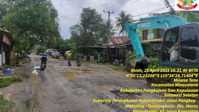 Fokus Gubernur Andi Sudirman, Ruas Minasatene Pangkep Mulai Dikerjakan