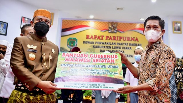 Ditangkar 5 Ha, Pemprov Sulsel Beri Benih Gratis Untuk Lahan 1000 ha di Lutra