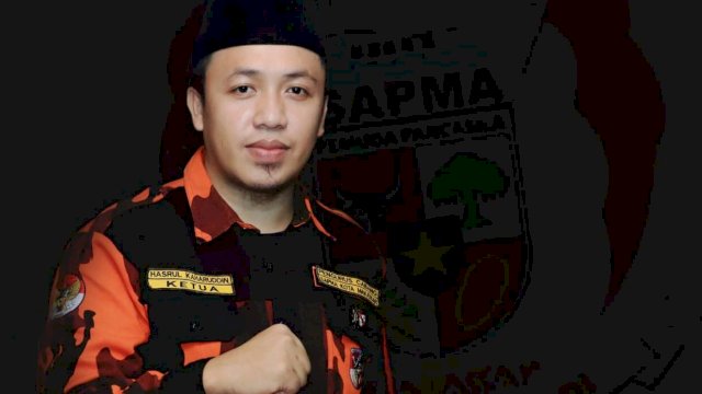 Ketua Sapma PP Sulsel, Hasrul Kaharuddin.