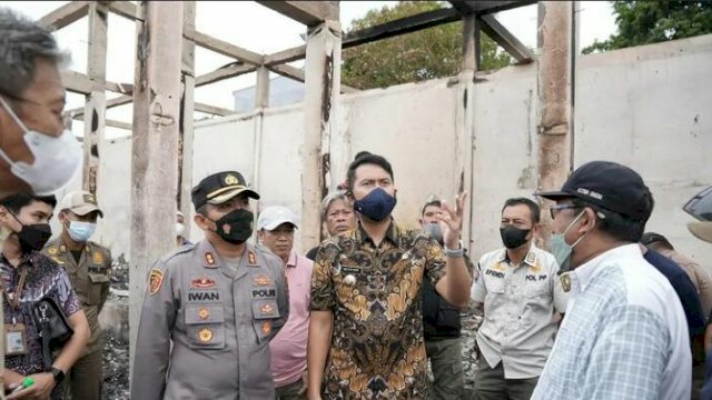 Usai Terbakar, Pasar Sentral Sinjai Akan Dibangun Kembali