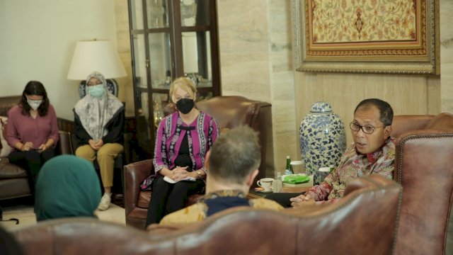 Konjen Australia dan Monash University Temui Danny Pomanto