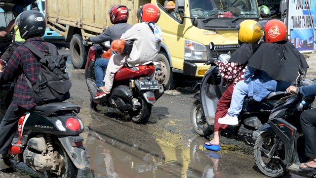 Besok, PUTR Sulsel Lakukan Pengukuran Jalan Antang yang Rusak, Dikerjakan Tahun Ini!