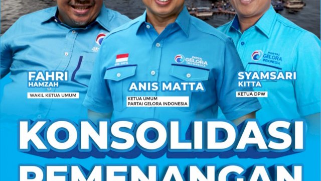 Gelora Sulsel Sesumbar Ingin Rebut 8 Kursi Untuk DPR RI