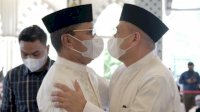 Danny dan Appi ‘Pelukan’ saat Hadiri Haul Haji Kalla-Athirah: ‘Fii Dunya Wal Akhirah’