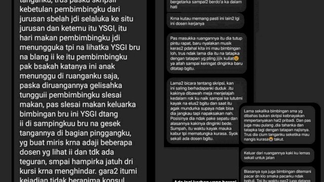 Tangkapan layar curhatan mahasiswa UNM di Medsos.