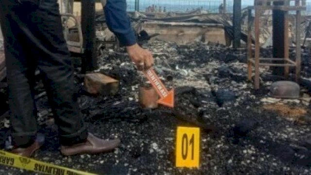 Penyelidikan kebakaran Puskesmas Pulau Sembilan.