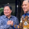 Momen Pertemuan Hangat dengan Airlangga, AHY Sebut Itu Untuk Membangun Semangat yang Baik Kedepan
