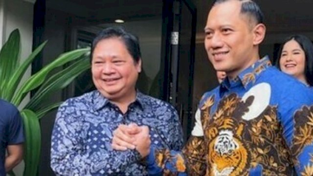 Airlangga dengan AHY.