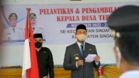 Bupati ASA Lantik Kades di Sinjai Timur, Begini Pesannya