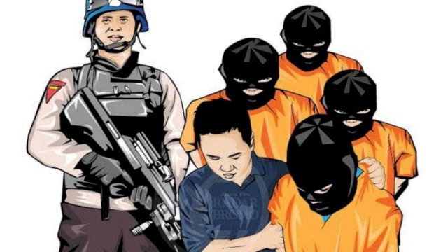 Hendak Begal Anggota TNI, Pelaku Begal Babak Belur&nbsp;