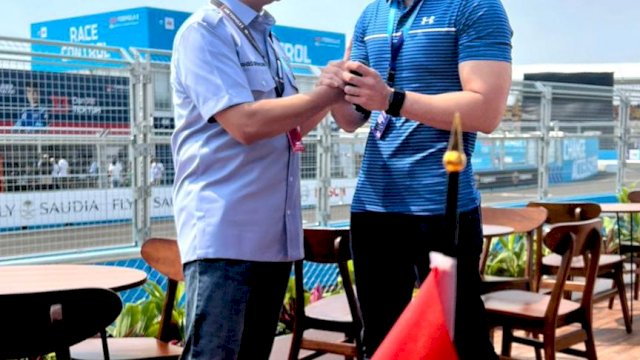 AHY Ikut Nonton Formula E di Ancol&nbsp;