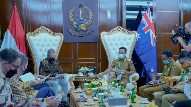Dikunjungi PM Australia, Gubernur Paparkan Potensi Multisektor di Sulsel
