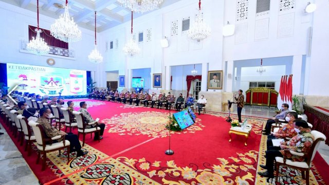 Presiden Jokowi Pimpin Rakornaswasin, Inspektur Kota Makassar Hadir di Istana, Ini Pembahasannya