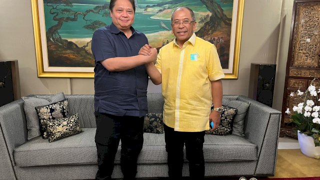 Airlangga Hartarto Restui IAS Maju Pilgub Sulsel