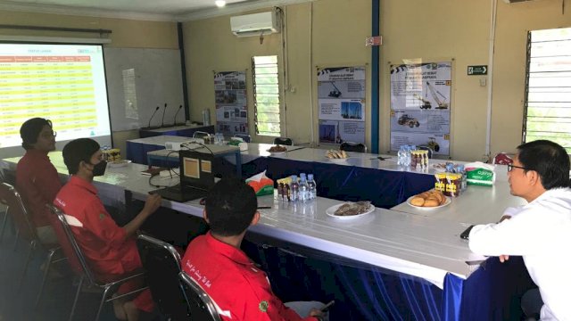 Pantau Pembangunan Bendung Baliase, Suaib Mansur Temui PT Brantas