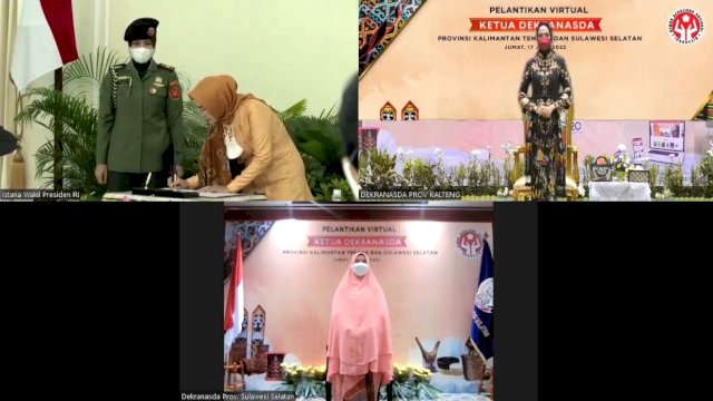 Wury Ma’ruf Amin Lantik Ketua Dekranasda Sulsel