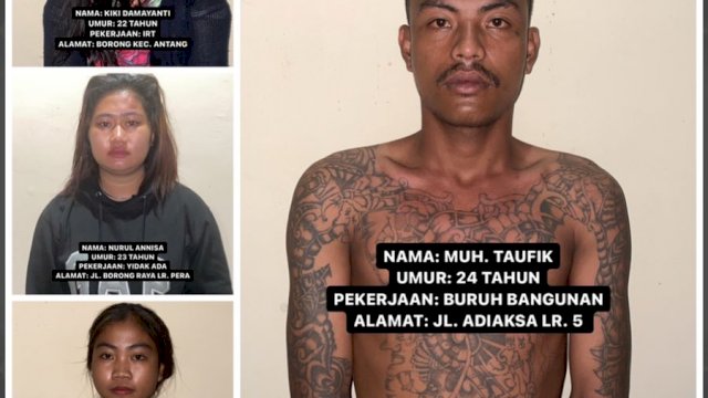 Empat Pelaku Penganiayaan Wanita di Kamar Hotel Ditangkap di Poso