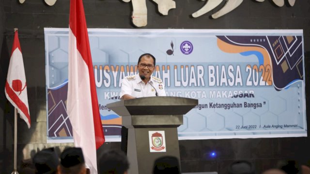 Danny Buka Musyawarah Luar Biasa Kwarcab Makassar&nbsp;