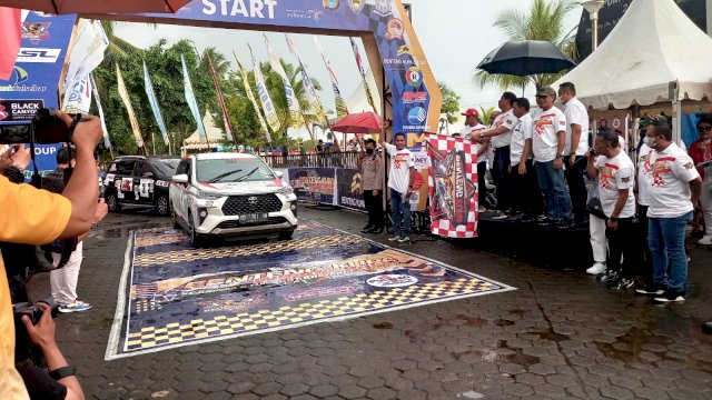 Dilepas Kapolda Sulsel, Kejurnas Benteng Kupa Rally Wisata &amp; Fun Resmi Bergulir