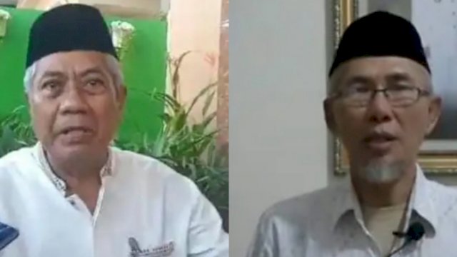 Zainuddin Fatbang (kiri). Andi Massalinri Latief (kanan).
