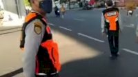 Petugas Dishub Turun Amankan Lalin di Lokasi Lari Kapolrestabes Makassar Cup