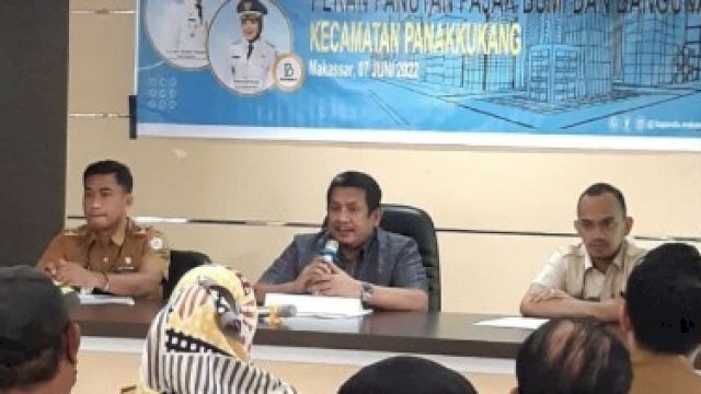 Anggota DPRD Makassar Bersama Bapenda Sosialisasi Pekan Panutan PBB di Panakkukang