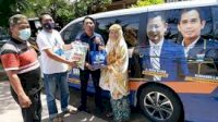 Rudianto Lallo Keliling Kota, Bagikan Langsung Sembako ke Warga