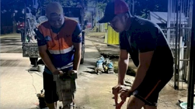 Pipa Utama Bocor, Dirut PDAM Makassar Beni Iskandar Mohon Maaf Distribusi Air Terganggu