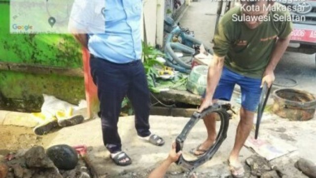 Asdar Ali Tinjau Langsung Perbaikan Kebocoran Pipa&nbsp;Jalur Nipa-Nipa