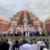 Warga Padati Salat Idul Adha di Masjid Kubah 99 Asmaul Husna